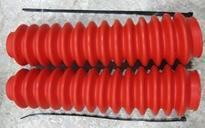 Red Shock Boot Steering Stabilizer Rubber Cover Guard Fullsize Replacement