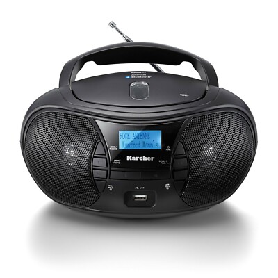 Karcher RR 5028D tragbarer CD Player mit UKW & DAB+ Radio - Bluetooth - USB