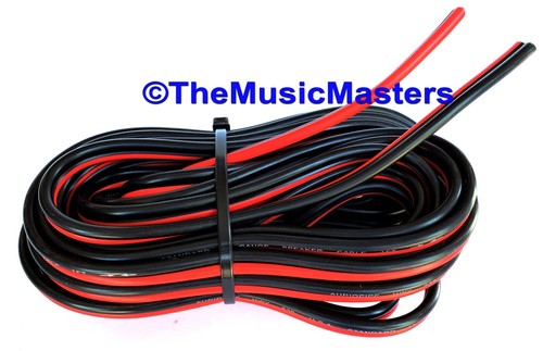 10 Gauge 30ft SPEAKER WIRE Red Black Cable Car Audio Home Stereo 12V DC Power - Picture 4 of 10
