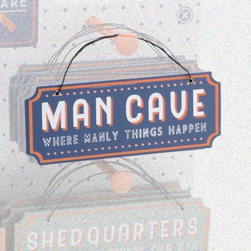 DAD PLAQUE HANGING Home Boy Father Men Shed Wood Block Hanger Sign Birthday Gift - Picture 12 of 16