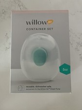 WILLOW GO 5 oz Container Set for The Willow Go Breast Pump - New