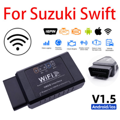 WiFi OBD2 ELM 327 Auto Scanner Werkzeug Android iOS Fehlercodeleser passt für Swift