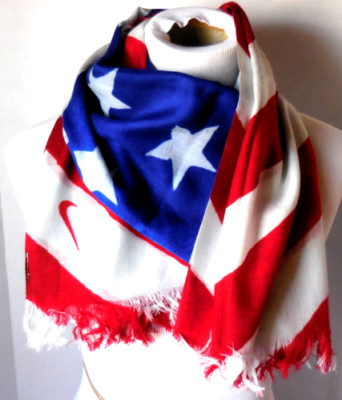 Nike Team USA Winter Olympics Victory Wool Scarf Stars & Stripes Scarf Adult