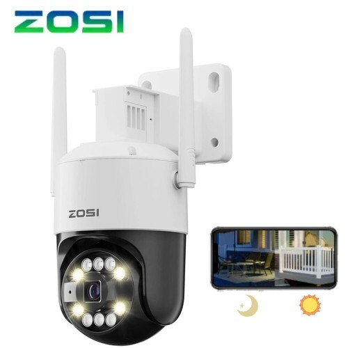 ZOSI 5MP WiFi Outdoor Security IP Instant Alert Camera Automatic Motion Tracking - Picture 1 of 8