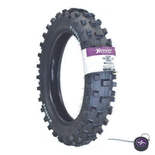 Hoosier Racing Tire 90/100-14 IMX30 85cc Dirt Bike Rear Tire w  Hoosier Keychain
