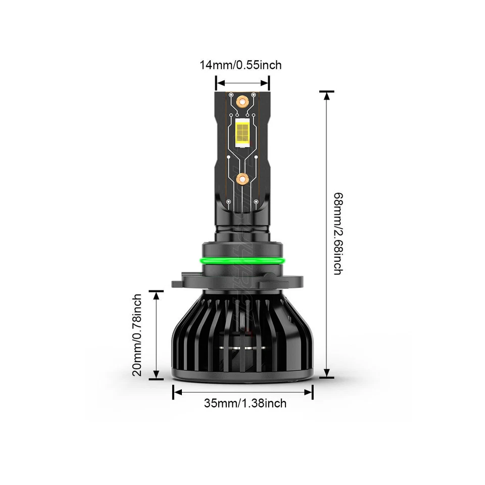 Combo de 6 faros LED altos bajos + faros antiniebla para Toyota Celica 1994-1999 Foto 3 de 4