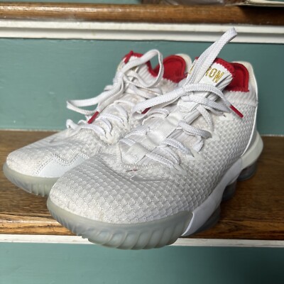 Nike Air Lebron XVI 16 Low C12668-100 White Draft Day Basketball