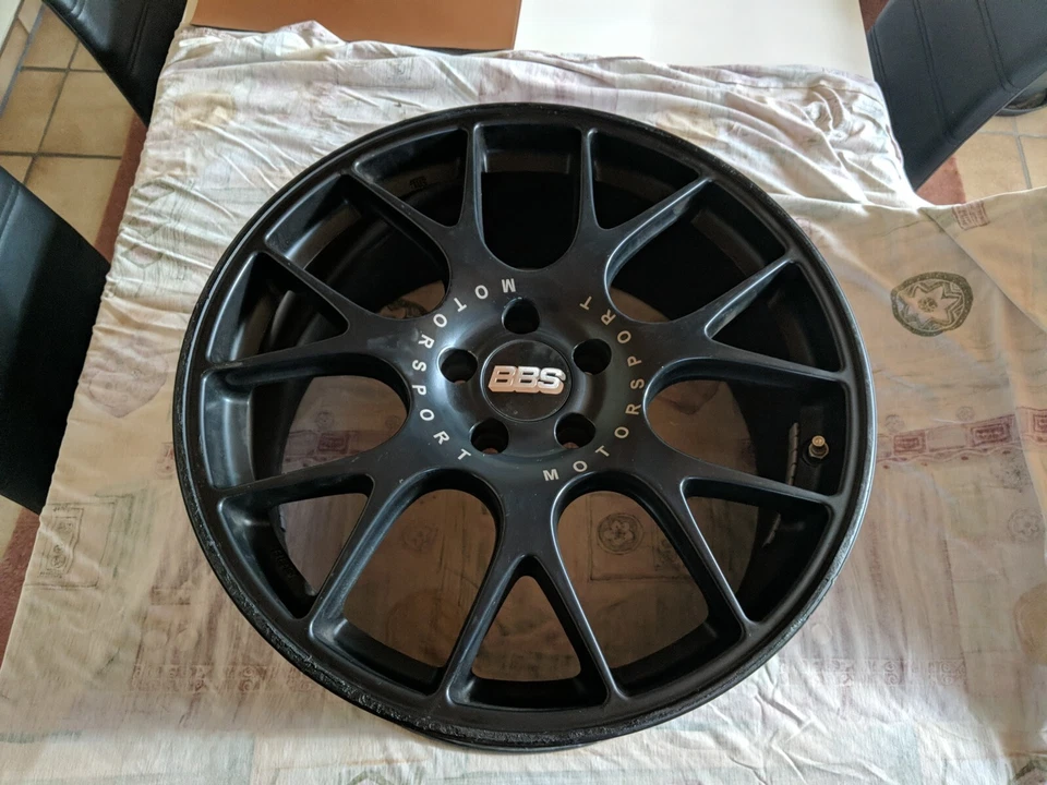 BBS Alufelge CH-R 8,5x19ET48 matt schwarz LK 5x112 - Bild 2 von 4