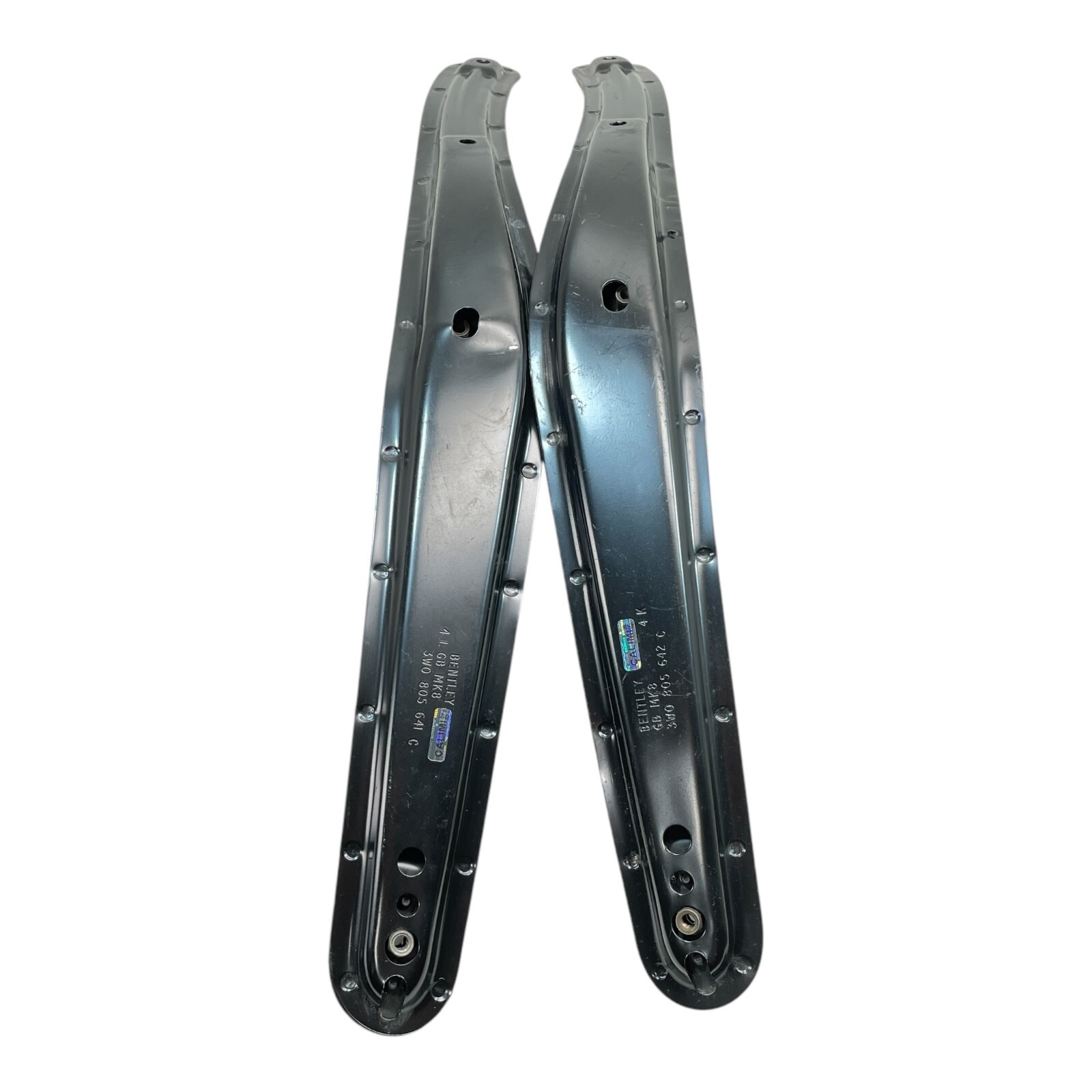 03-10 Bentley Continental GT Left & Right Radiator Grill Support Bracket Set OEM