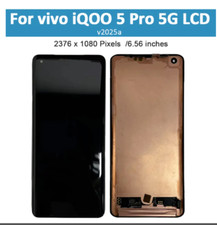 For vivo iQOO 5 Pro 5G LCD Display Touch Screen Digitizer Assembly Replacement