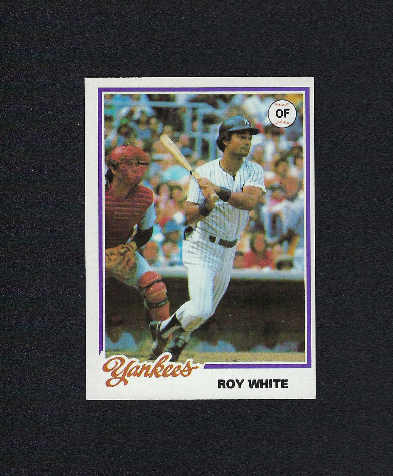 1978 Burger King #19 ROY WHITE New York Yankees NRMT No Creases