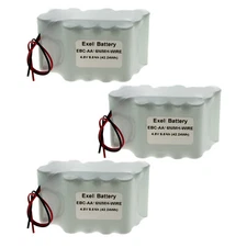 3x 4.8V 8.8Ah Custom NiMh Battery For Hobby, Model Toys,Radios, Exit Lighting
