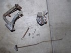 1976 3B Harley Davidson Golf Cart Brake Pedal Mount Bracket Caliper Rod Hardwa