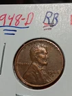 1948-D Lincoln Wheat Cent  Red/Brown MS CHOICE  A/279