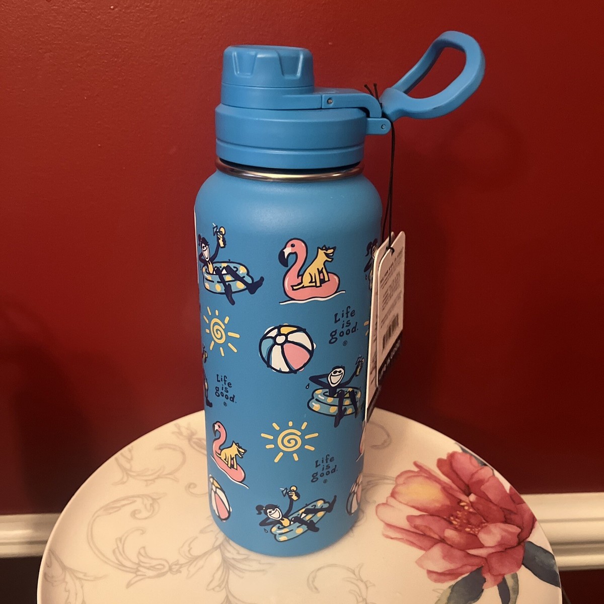 Life Is Good 32oz Stainless Steel Water Bottle-Pool | eBay Life Is Good 32oz Stainless Steel Water Bottle-Pool | eBay