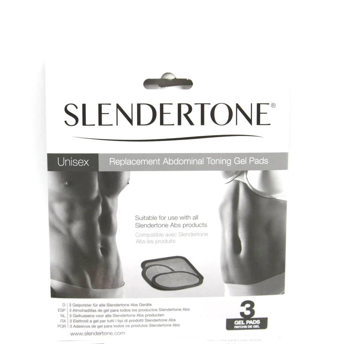 SLENDERTONE AB TONING BELT GEL PADS 1 Pack of 3 Gelpads