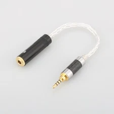 10cm Audiocrast Adapter Cable 2.5mm TRRS Balanced Male to 3.5mm Stereo Female