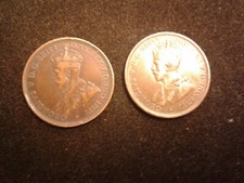 1911 & 1919 Australia one penny  King  George V 