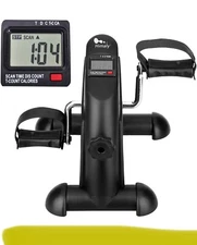 Mini Exercise Bike himaly Under Desk Bike Pedal Exerciser Portable Foot Cycle...