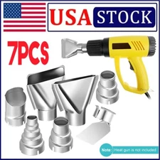 Hot Air Tool Heat Gun Nozzle Kit Nozzles Tips Set Accessories Universal DIY 7PCS