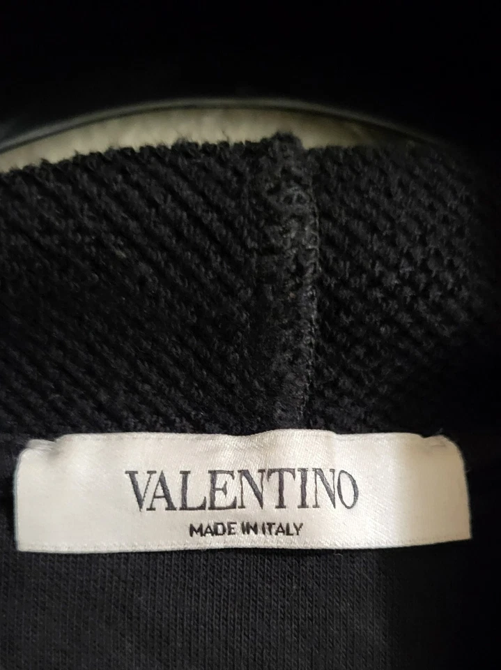 Sudadera con Capucha $995 VALENTINO Deconstruida Resewn Logo - Talla Pequeño Foto 4 de 4