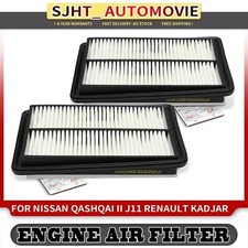 2x Engine Air Filters for Qashqai II J11 Renault Kadjar HA HLA3 Koleos HCN2 SUV