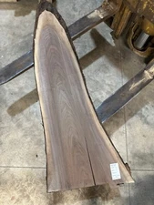 Black Walnut Slab #2489, live edge slab, unfinished, free shipping