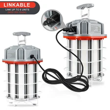 80W 100W 125W 150W LED Temporary Work Light Linkable Construction Job Site Light