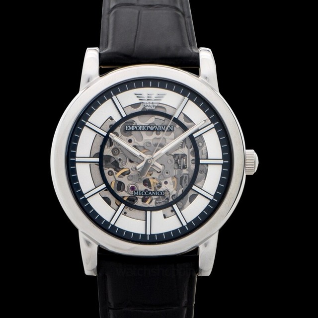 Emporio Armani Luigi Automatic Skeleton Dial Men's Watch AR1981