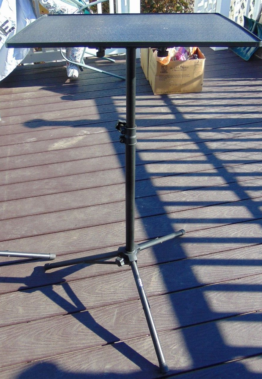 New Pyle - Pro universal Laptop, Projector Tripod Stand Computer DJ Equipment