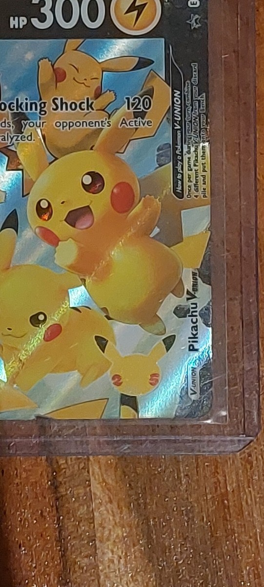 MINT Pikachu V-Union (TOP-RIGHT) SWSH140 HOLO PROMO - WITH PRINT