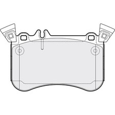 Pastillas de freno azules Apec - PD3718 delanteras - para Mercedes Benz clase A / CLA / GLA