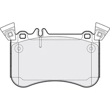 Apec Blue Brake Pads - Front PD3718 - For Mercedes Benz A / CLA / GLA Class