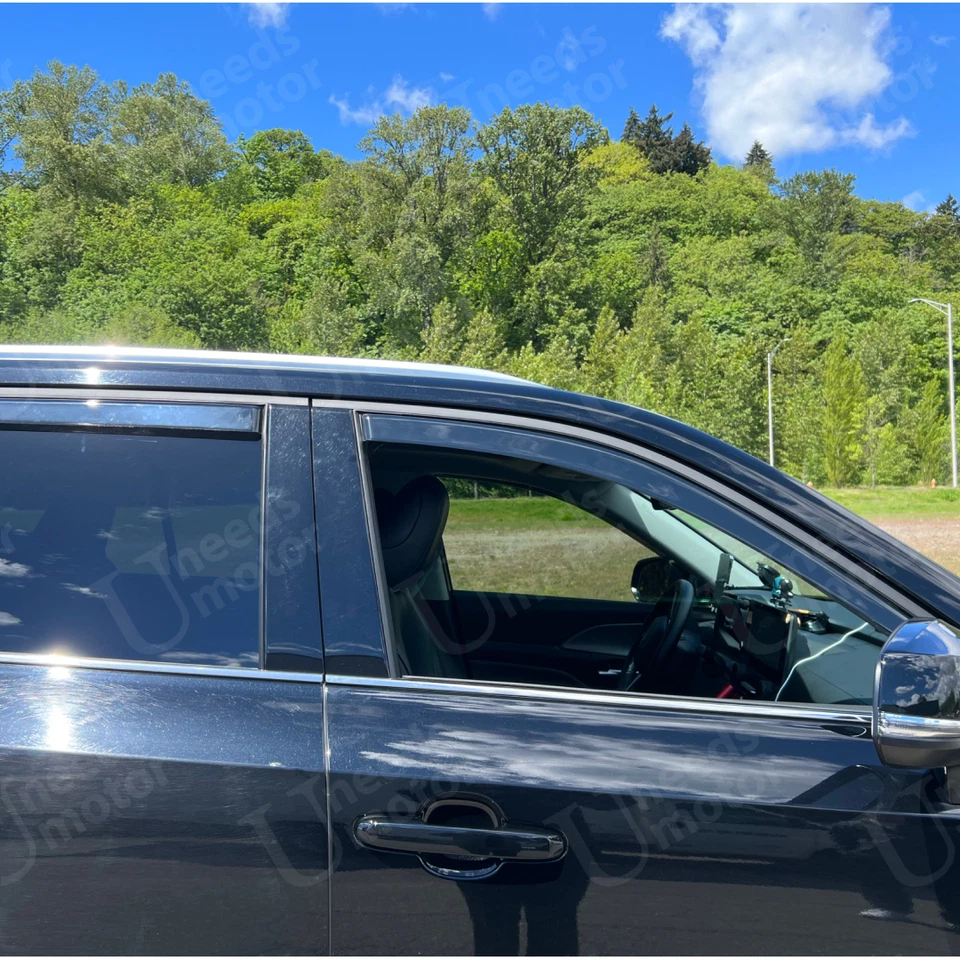 Se adapta a Lexus GX470 2003-2009 en canal ventana ventilación visera lluvia protector solar deflector Foto 3 de 4