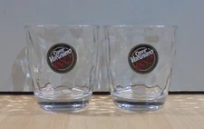 CAFFE VERGNANO 1882 ESPRESSO COFFEE ADVERTISIGN SET OF TWO GLASSES