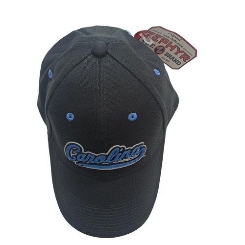 UNC North Carolina Hat Cap NC LOGO Tar Heels Size M/L Stretch Fit Zephyr NEW - Picture 7 of 8
