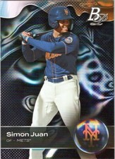 2023 Bowman Platinum Top Prospects #TOP56 Simon Juan New York Mets