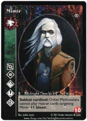 Mimir Gangrel Antitribu Danse Macabre Kickstarter V:TES VTES Vampire CCG