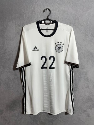 Germany Home football shirt 2016 - 2017 Jersey #22 Adidas Authentic Mens SZ 8