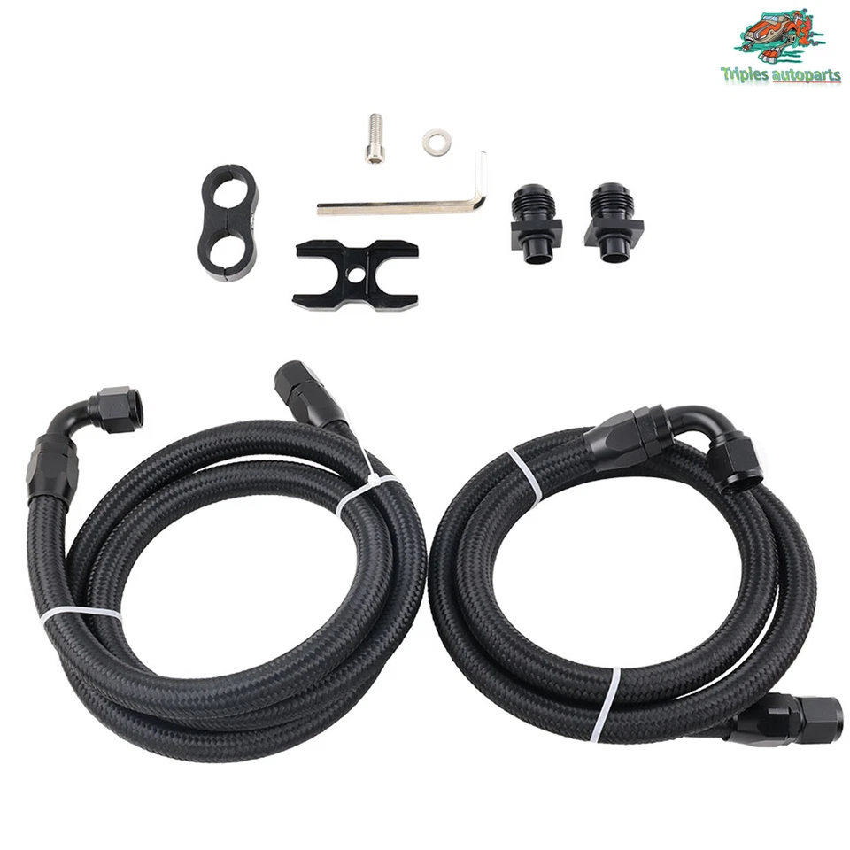 Oil cooler Adapter Hose Kit For BMW E36 Euro E82 E90 E92 93 E9X 135i 335i E46 M3 - Image 4 of 4