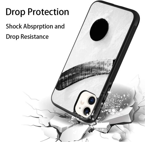 For iPhone SE XS XR Max 5 6 7 8 Plus Anti Fingerprint Love Ice Hockey Stick Puck - Picture 14 of 25