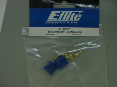 E-FLITE EFLAEC303  EC3 DEVICE & BATTERY MALE/FEMALE