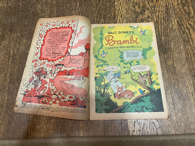 FOUR COLOR #186 (1948) Walt Disney's Bambi Dell Golden Age Comics