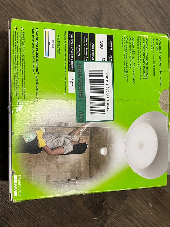 UltraBright LED Ceiling Ultrabright MB990-WHT 300 Lumens (F4) - Image 3 of 4