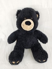 Build A Bear Plush Black Teddy Bear Stuffed Animal Toy 15"