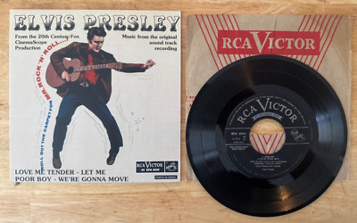 45 CANADA EP ELVIS PRESLEY LOVE ME TENDER RCA EPA 4006 | eBay