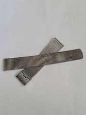 Vintage Omega Milanese Mesh Watch 18mm Bracelet 2038 For Seamaster Speedmaster