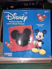 Disney Latchhook Latch Hook Mickey Mouse Ears Rug Wall Hanging