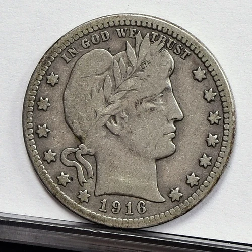 1916-D Barber Quarter - Fine (#59529-L)