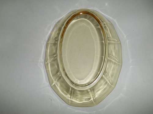 Schöne Topas Fostoria Fairfax elegante Glas 10" ovale Servierschüssel - Bild 5 von 8